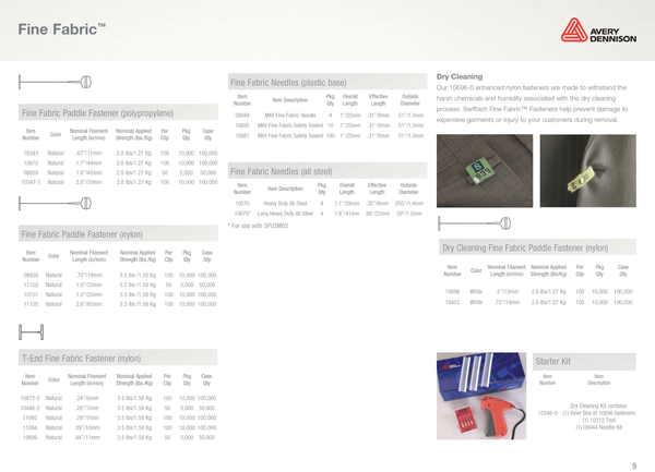 Fine Fabric Fasteners