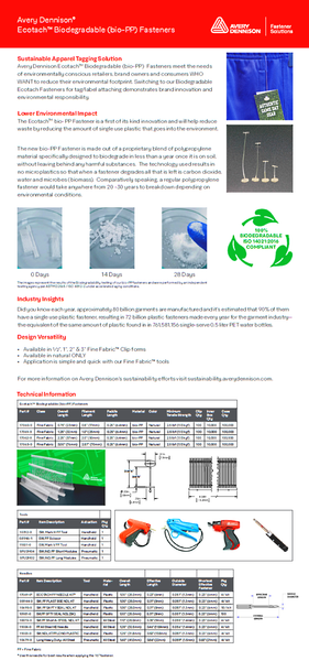 Fine Fabric Fasteners