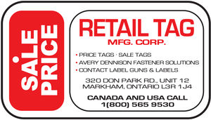 POS Pricing Tags, Labels, Hanging Price Tags, etc.