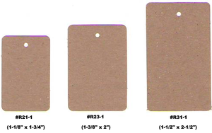 Recycled Unbleached Price Tags – Retail Tags & Store Supplies
